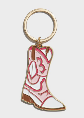 Brittany Paige Cowboy Boot Enamel Keychain