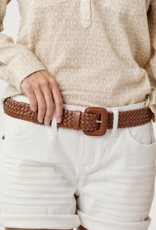 Carve Designs Woven Leather Belt