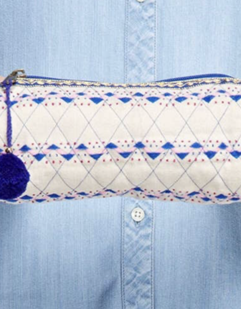 Lovestitch Patterned Cosmetic Pouch