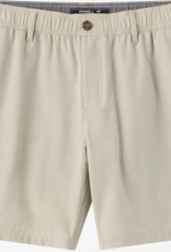 O'Neill Reserve Light Check Elastic Waist 18" Hybrid Shorts