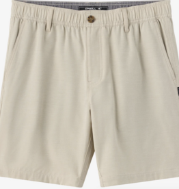 O'Neill Reserve Light Check Elastic Waist 18" Hybrid Shorts