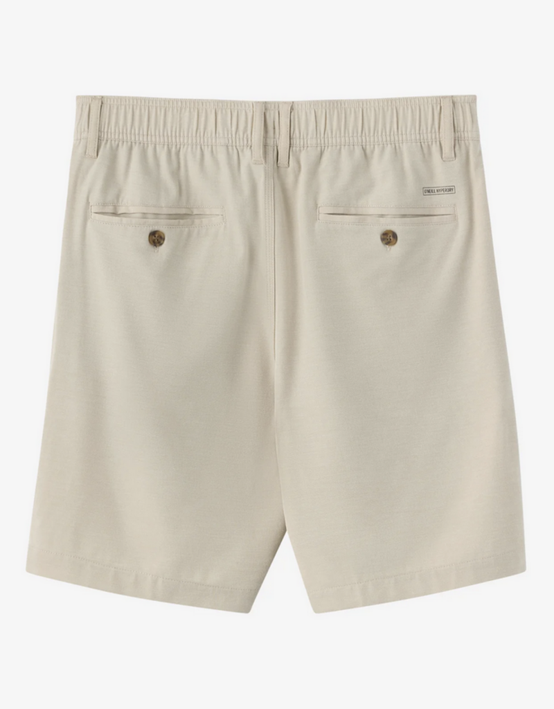 O'Neill Reserve Light Check Elastic Waist 18" Hybrid Shorts
