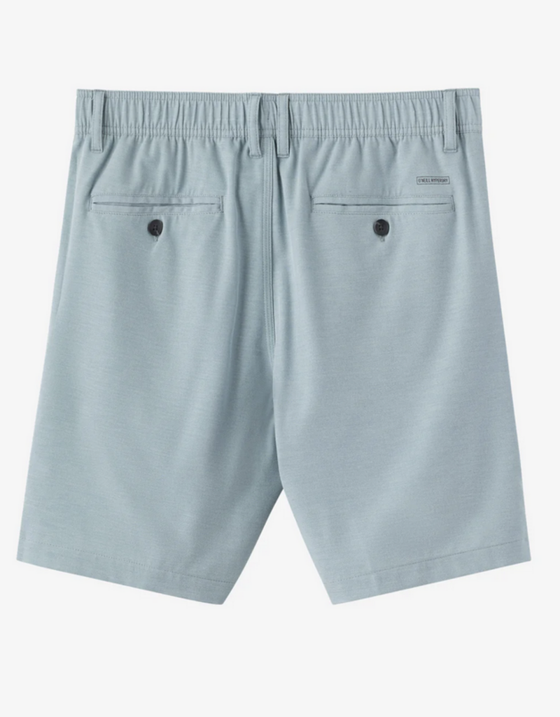 O'Neill Reserve Light Check Elastic Waist 18" Hybrid Shorts