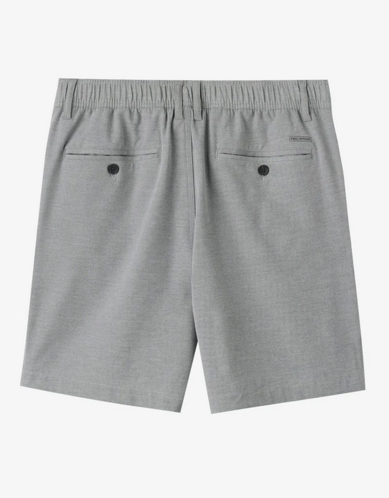O'Neill Reserve Light Check Elastic Waist 18" Hybrid Shorts