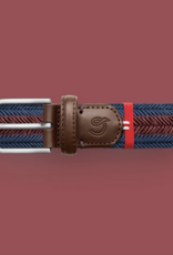 La Boucle York Chevron Club Blue & Burgundy