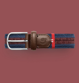 La Boucle York Chevron Club Blue & Burgundy