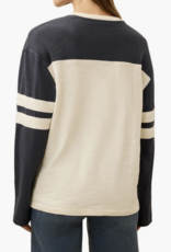 Faherty Sunwashed Slub Varsity LS Tee