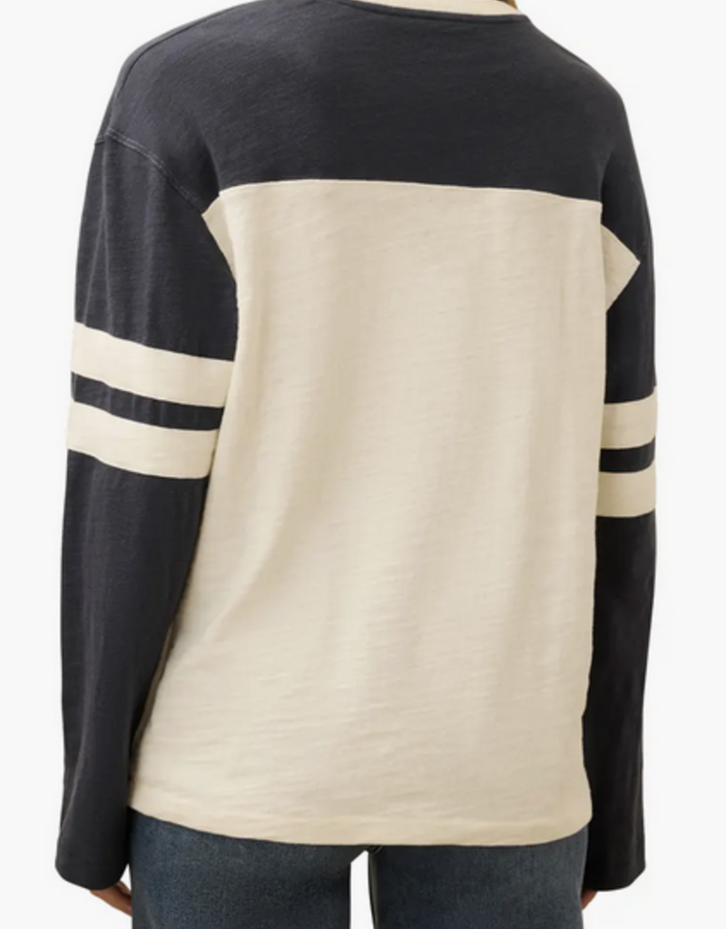 Faherty Sunwashed Slub Varsity LS Tee