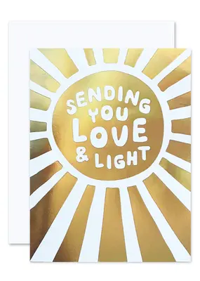 The Social Type Love & Light Sympathy Card