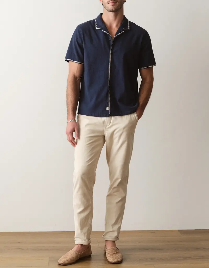 Marine Layer Embroidered Resort Shirt