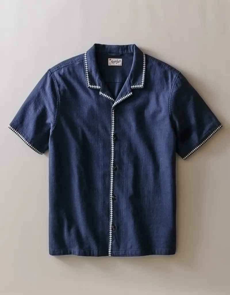 Marine Layer Embroidered Resort Shirt