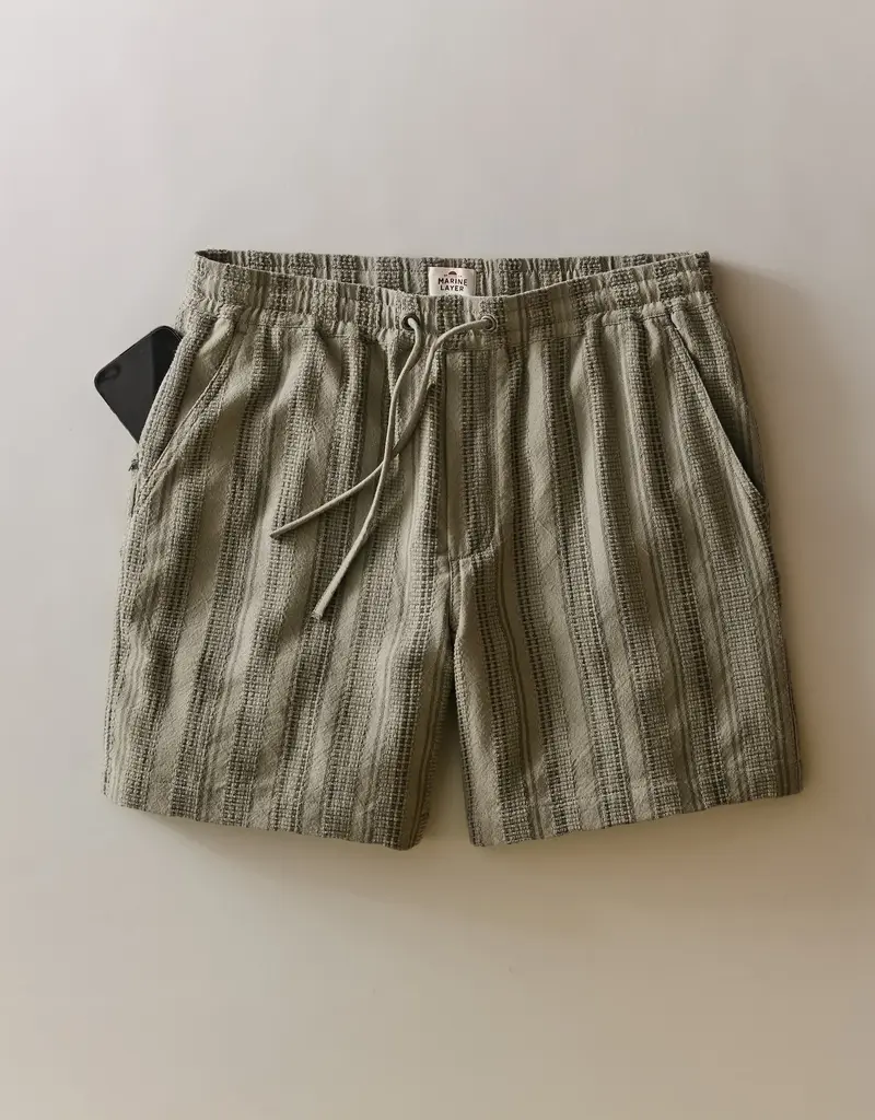 Marine Layer Saturday Dobby Short 6"
