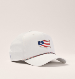 Johnnie-O Flagler Logo Hat White