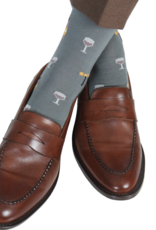 Dapper Classics Dress Solid Ribbed Merino Wool Mid-Calf