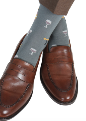 Dapper Classics Dress Solid Ribbed Merino Wool Mid-Calf