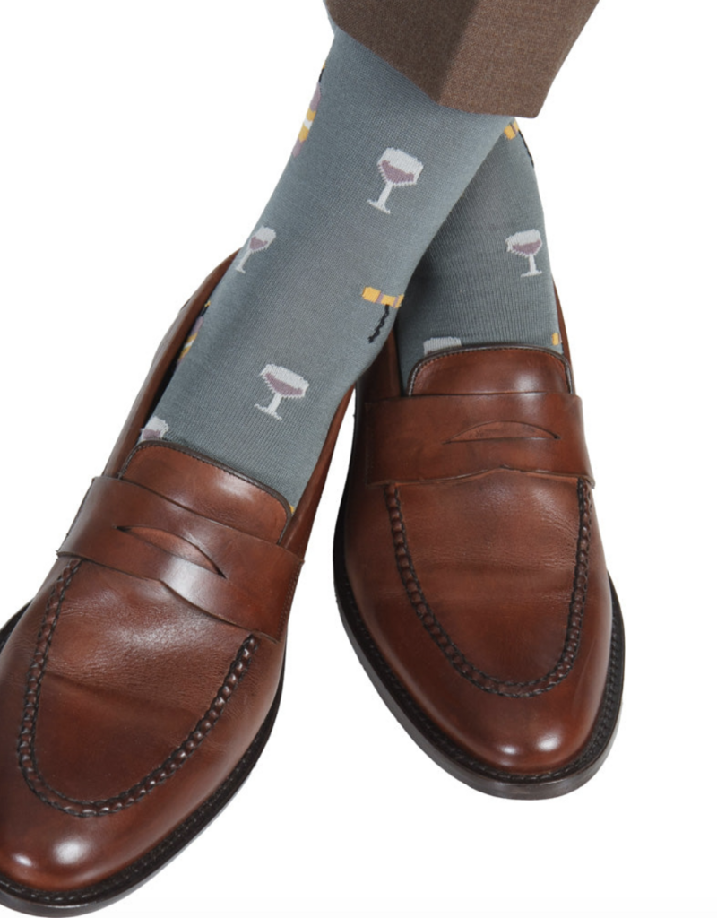 Dapper Classics Dress Solid Ribbed Merino Wool Mid-Calf