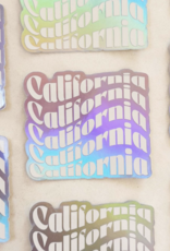 Sun To Sea California Vinyl Sticker