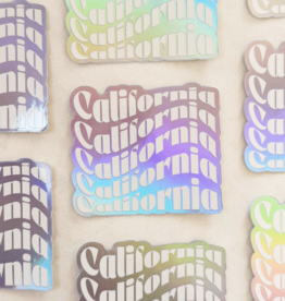 Sun To Sea California Vinyl Sticker