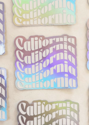 Sun To Sea California Vinyl Sticker