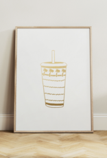 Sun To Sea California Cup Art Print 11x14