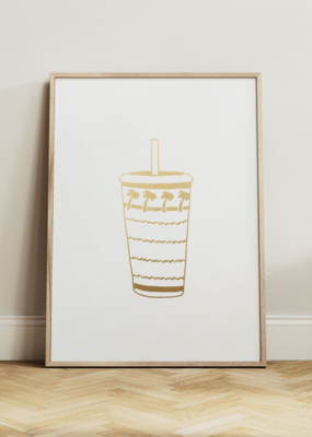 Sun To Sea California Cup Art Print 11x14