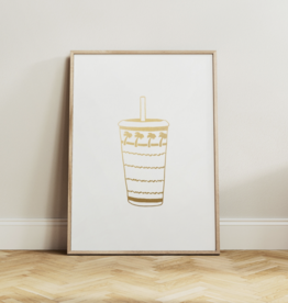 Sun To Sea California Cup Art Print 8x10