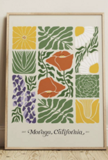 Sun To Sea California Native Plants Abstract Art 8x10