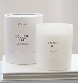 House of Mahina Coconut Lait Candle 12OZ