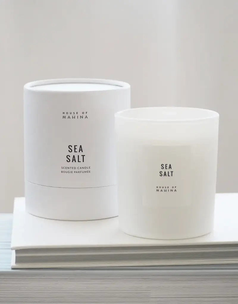 House of Mahina Sea Salt Candle 12OZ