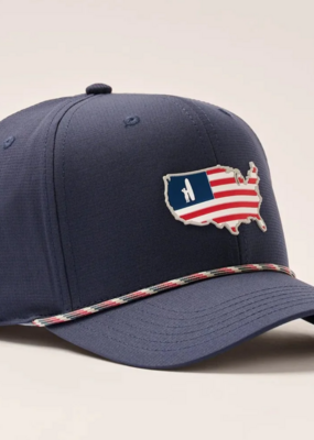 Johnnie-O Flagler Logo Hat Navy
