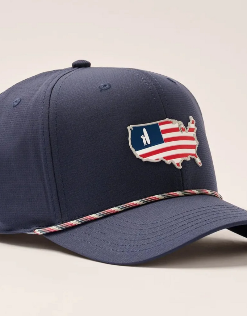 Johnnie-O Flagler Logo Hat Navy