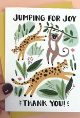 Jumping for Joy Thank You Card