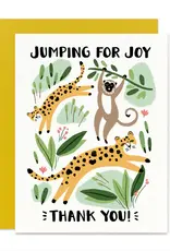 Jumping for Joy Thank You Card