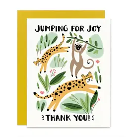Jumping for Joy Thank You Card