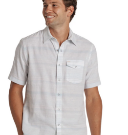 Hemp Stripe Pearl Snap