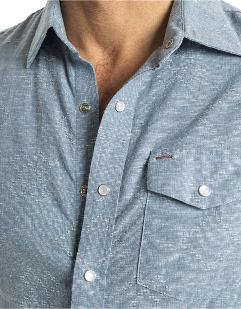 Hemp Cotton Pearl Snap