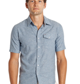 Hemp Cotton Pearl Snap