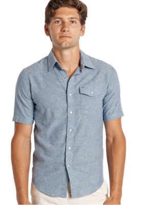 Hemp Cotton Pearl Snap