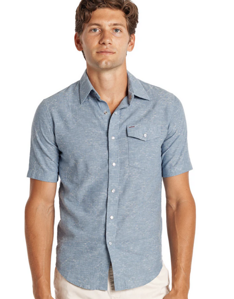 Hemp Cotton Pearl Snap