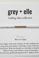 Grey + Elle Peace Bracelet