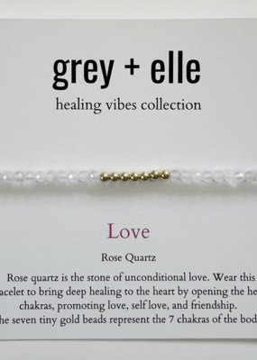 Grey + Elle Love Bracelet