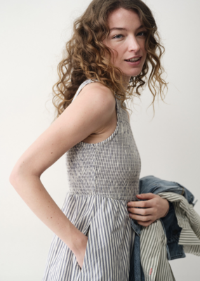 Marine Layer Darcy Poplin Smocked Dress