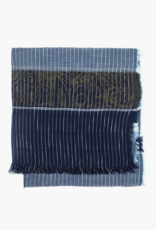 Faherty Bold Pin Stripe Oblong Scarf