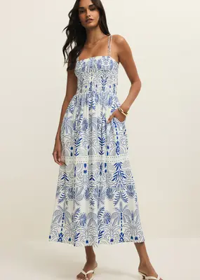 Z Supply Nadine Palm Maxi Dress