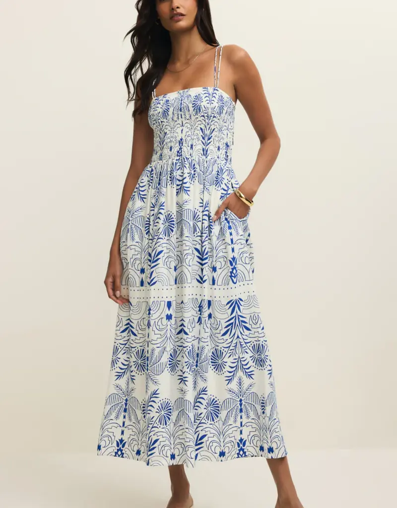 Z Supply Nadine Palm Maxi Dress