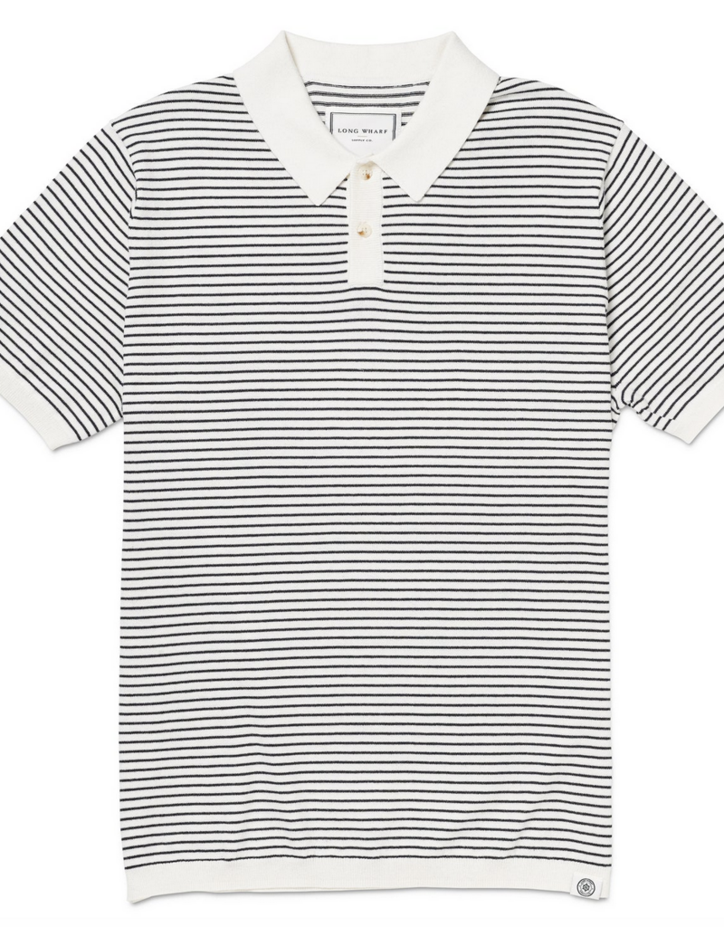 Long Wharf Supply Co. Seawell Beach Stripe Polo