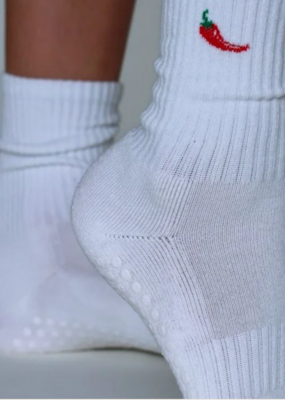 California Grip Socks The Chili Pepper Grip Sock