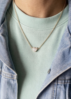 Kris Nations Freshwater Pearl Heart Necklace