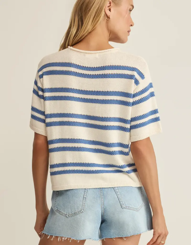 Z Supply Prado Stripe Sweater Tee