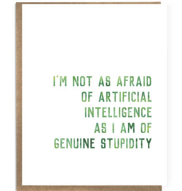 A Zillion Dollars Artifical Intelligence Card